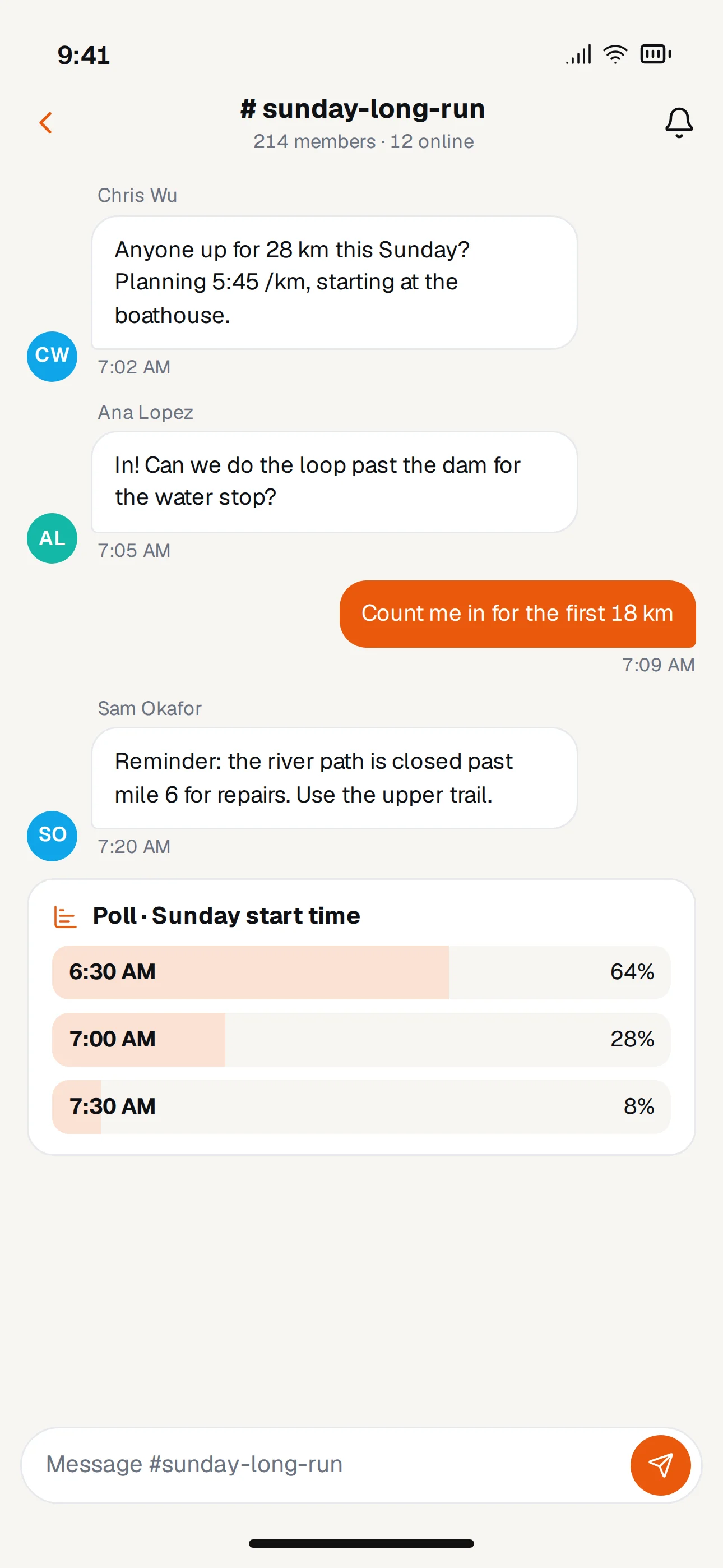Clubhaus app screen 3