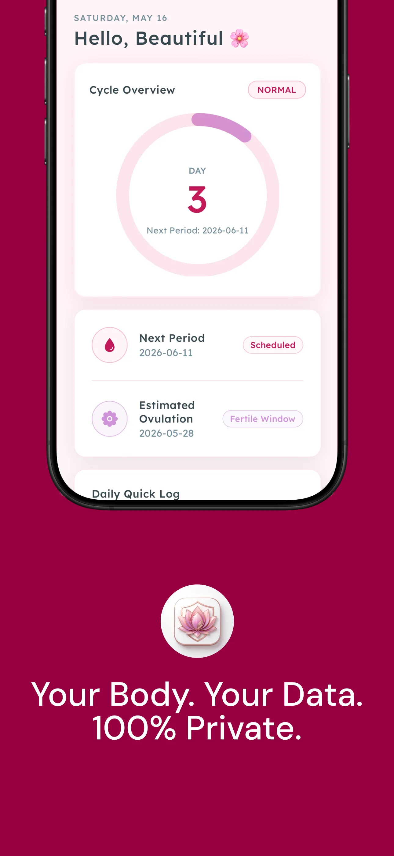 CyclePrivate main interface