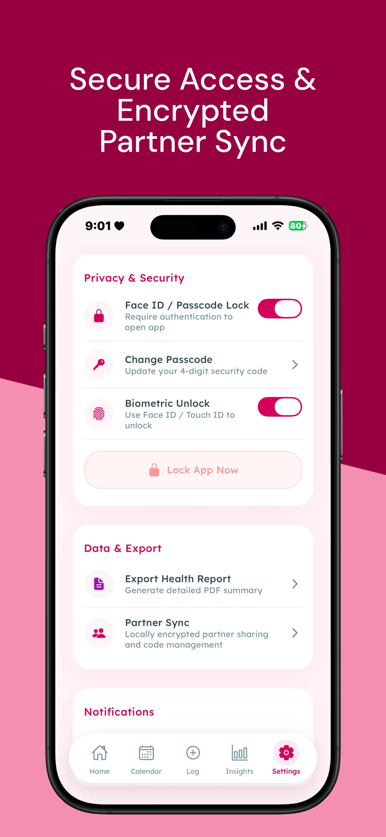 CyclePrivate mobile app screenshot: screen 9