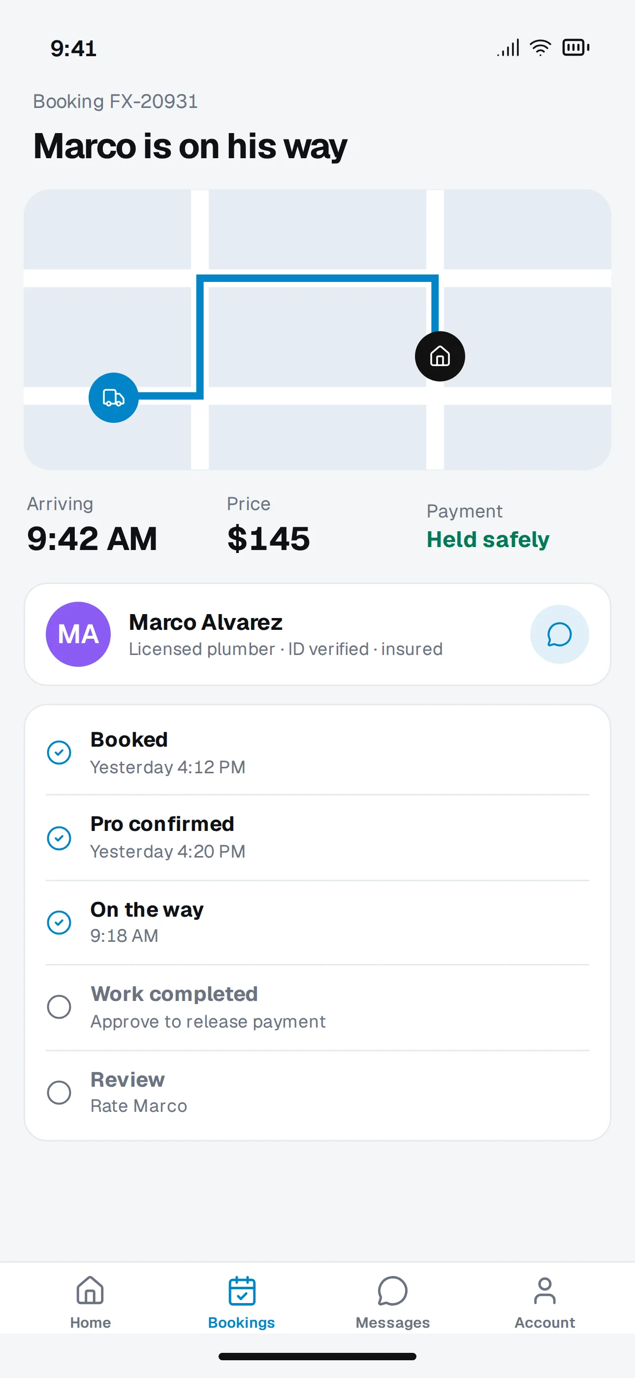 Fixwell app screen 3