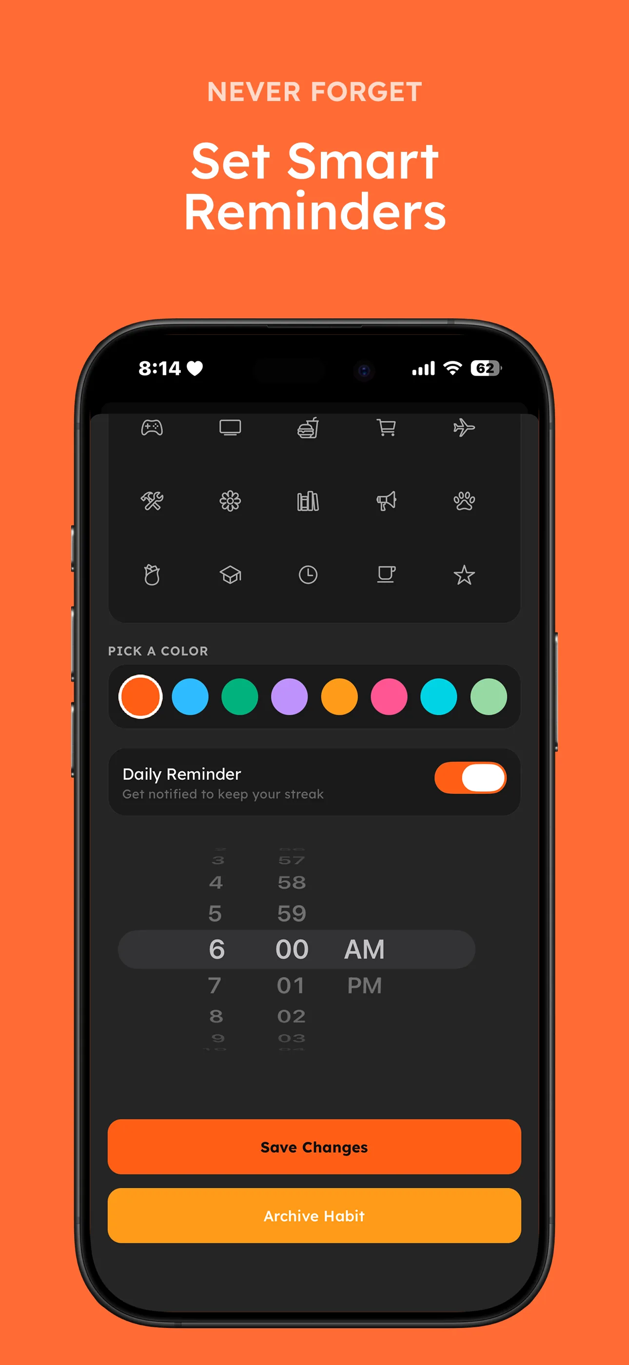StreakMate interface screen 6