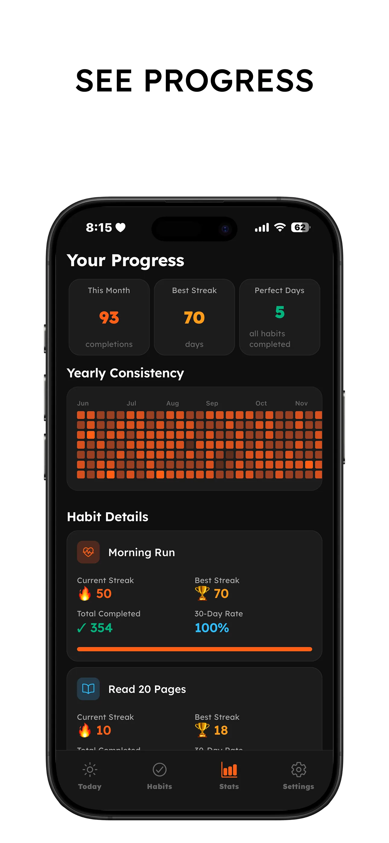 StreakMate mobile app screenshot: screen 7
